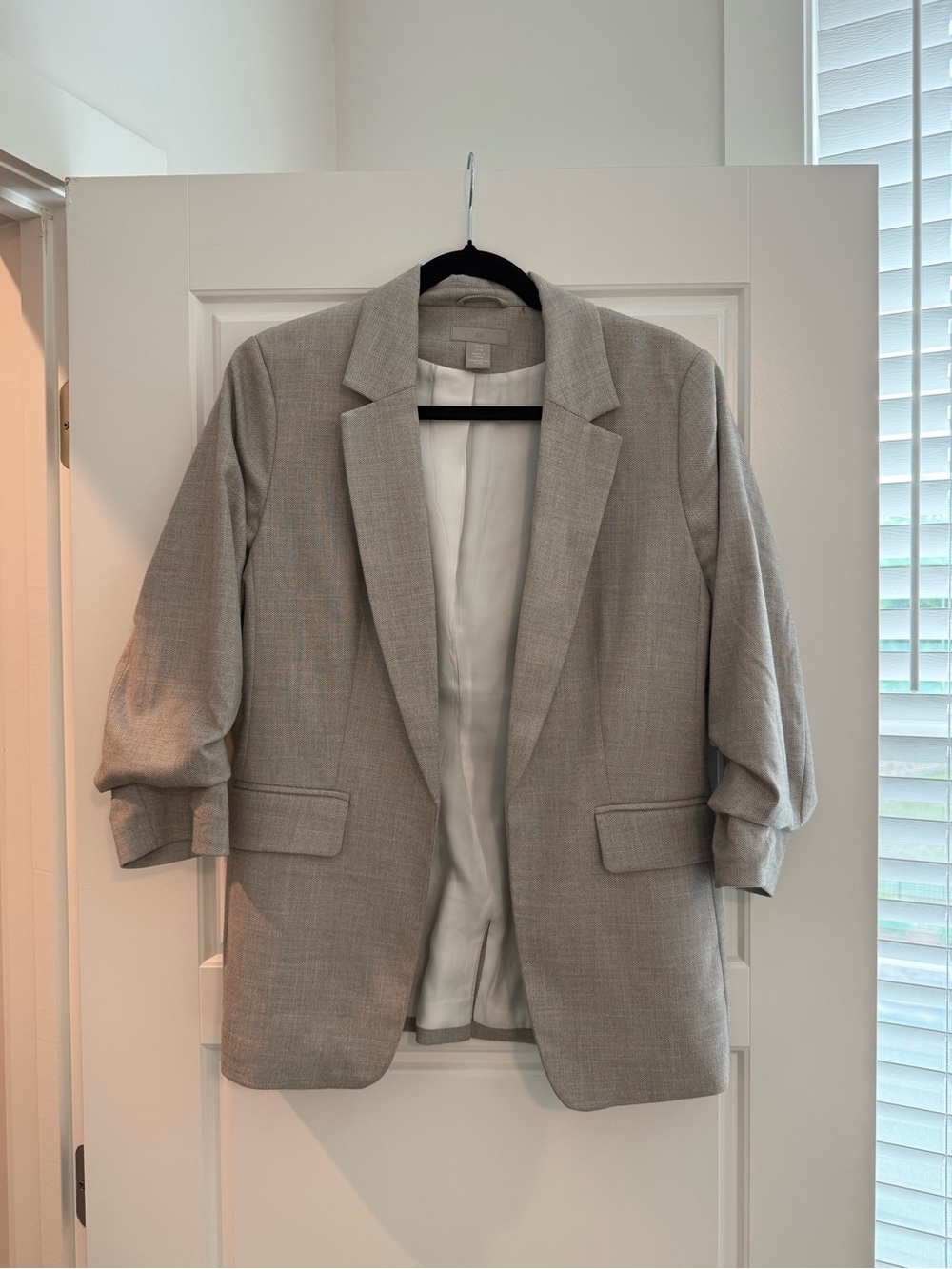 H&M Light Gray Womens Blazer